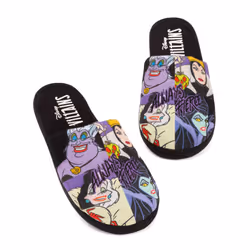 Disney Villains Slippers Womens Slip On Evil Ladies House Shoes - 5-6 UK