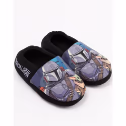 The Mandalorian Slippers Boys Baby Yoda Star Wars House Shoes - UK Child 12