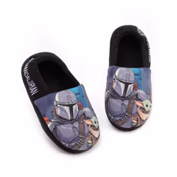 The Mandalorian Slippers Boys Baby Yoda Star Wars House Shoes - 5 UK