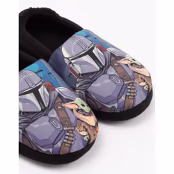 The Mandalorian Slippers Boys Baby Yoda Star Wars House Shoes - 5 UK