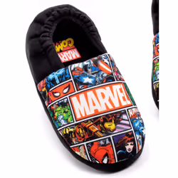 Marvel Avengers Slippers Boys Kids Comic House Shoes Loafers - 1 UK