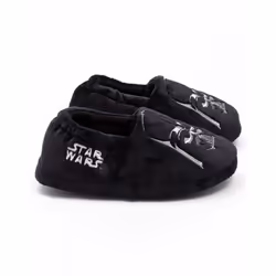 Star Wars Darth Vader Slippers Boys Kids Villain House Shoes Loafers - UK Child 11