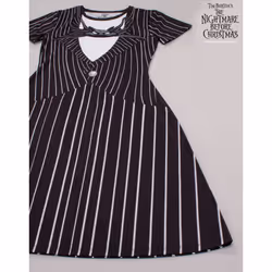 Nightmare Before Christmas Dress For Women | Ladies Jack Skellington Costume Outfit | Disney Merchandise - M