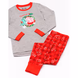 Peppa Pig Christmas Family Pyjamas Adults Baby Toddlers Kids - Boys, 18-24 Months
