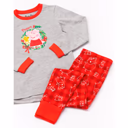 Peppa Pig Christmas Family Pyjamas Adults Baby Toddlers Kids - Girls, 12-18 Months