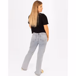 Barbie Cropped T-Shirt Womens Ladies Neon Pink Logo Grey Top - L