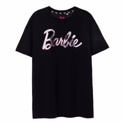 Barbie Oversized Short Sleeved T-Shirt (Womens Black) - Medium