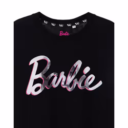 Barbie Oversized Short Sleeved T-Shirt (Womens Black) - Medium