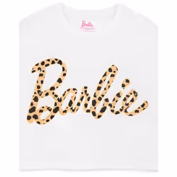 Barbie Short Sleeve Long Leg Pyjama Set (Womens White) - XX-Large