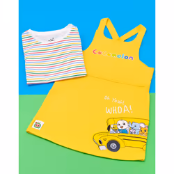 Cocomelon Short Sleeved T-Shirt (Unisex Kids Yellow) - 12-18 Months