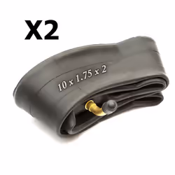 2x Innertube 10 x 1.75 x 2 Bent Schradar Valve Stroller Pushchair Pram Buggy