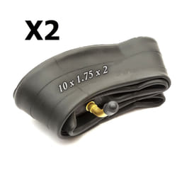 2x Innertube 10 x 1.75 x 2 Bent Schradar Valve Stroller Pushchair Pram Buggy