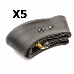 5x Innertube 255 x 50 Bent Schradar Valve Stroller Pushchair Pram Buggy Tube
