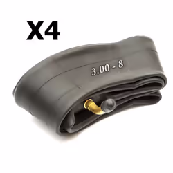 4 Mobility Scooter 8" Innertube 3.00-8 Bent Valve Electric Wheelchair 300-8 Tube