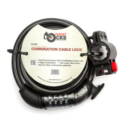 UK Target Trikes 1.8m Steel 12mm Diameter Heavy Duty Combination Cable Lock