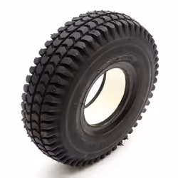 Solid PU Tyre 3.00-4 4 Inch Black Puncture Proof Mobility Scooter Block Tread