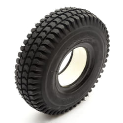 Solid PU Tyre 260x85 4 Inch Black Puncture Proof Mobility Scooter Block Tread
