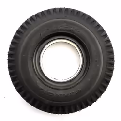 Solid PU Tyre 260x85 4 Inch Black Puncture Proof Mobility Scooter Block Tread