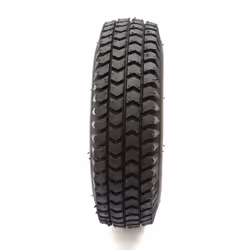 Solid PU Tyre 260x85 4 Inch Black Puncture Proof Mobility Scooter Block Tread