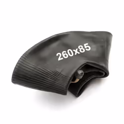 2x Tyre & Inner Tube 260x85 Black Block Tread Mobility Scooter 4 Inch Rim 4 Ply