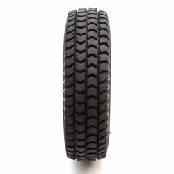 2 Tyre 260x85 Black Knobbly Block Tread Mobility Scooter 4 Inch Wheel Rim 4 Ply