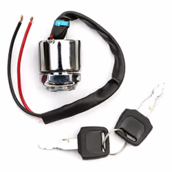 12v 2 Stage Ignition Key Switch Barrel On Off 2 Wire 2 Key Electric Start Gokart