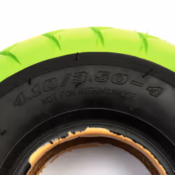10 Inch Tyre & Inner Tube 4.10/3.50-4 Mini BMX Bike Bicycle Green Tread 4" Wheel