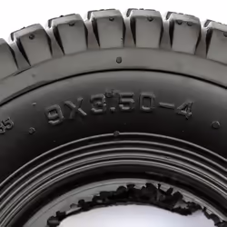 Tyre & Inner Tube 9x3.50-4 9x350-4 4 Ply Block Tread Mobility Scooter 4 Inch