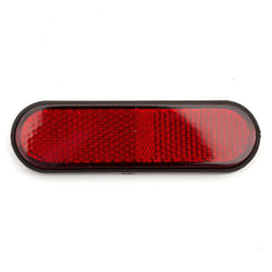 Self Adhesive Stick On Number Plate MOT Red Rear Reflector Light Motorcycle