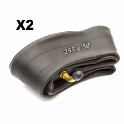 2x Inner Tube 255 x 50 Bent Valve Bugaboo Stroller Pushchair Pram Buggy Wheel