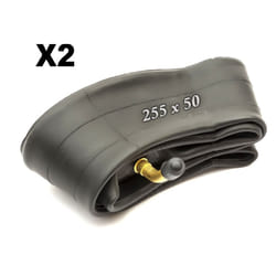 2x Inner Tube 255 x 50 Bent Valve Bugaboo Stroller Pushchair Pram Buggy Wheel