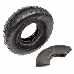 Sack Truck Tyre Inner Tube Straight Valve Kit 4.10/3.50-4 4 Inch Wheel Hand Cart