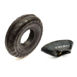 Heavy Duty 4 Ply 10" Tyre & Inner Tube 4.10/3.50-4 Tarmac Tread 4" Wheel Barrow