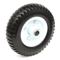 PU Solid Tyre Metal Wheel Puncture Proof  2.50-4 Split Rim 20mm Bore Sack Truck