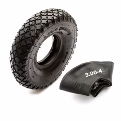 Tyre & Inner Tube 3.00-4 Diamond Tread Mini Moto Quad Bike 4 Inch