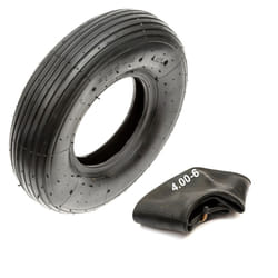 Tyre & Inner Tube 3.50-6 350-6 4 Ply Line Tread 6 Inch Sack Truck