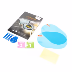 2x Anti Water Mist Fog Protective Film Clear Rear View Mirror Mobility Scooter