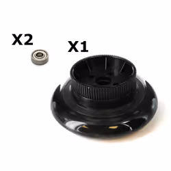 Rear Wheel & Tyre + Sprocket + Bearings Fits 24v Electric Scooter 384-3M Belt