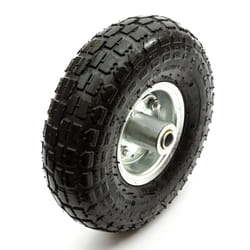 10 Inch 135kg Pneumatic Tyre & Wheel 4.10/3.50-4 Industrial Drum Truck Trolley