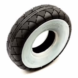 10 Inch Tyre 4.10/3.50-4 Mini BMX Bike Bicycle White & Black Tread 4" Wheel Rim