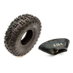 Tyre & Inner Tube 4.10-4 Knobbly Off Road Tread Lawnmower