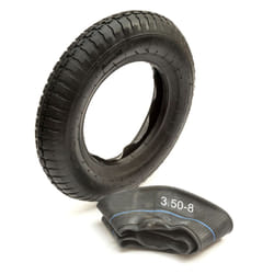 14" Heavy Duty Tyre & Inner Tube Kit 3.50-8 350-8 4 Ply Butyl Rubber Wheelbarrow