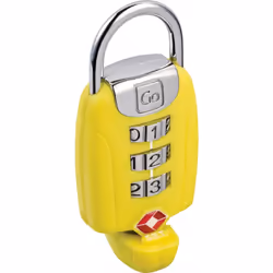 Go Travel Big Dial Twist 'n' Set Easy Read Combination TSA Suitcase Luggage Lock