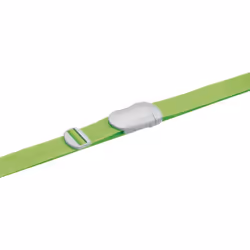 Go Travel Glo Luggage Strap Fully Adjustable Strong Suitcase Strap Bright Green
