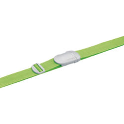 Go Travel Glo Luggage Strap Fully Adjustable Strong Suitcase Strap Bright Green