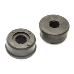 2x Plastic Reducer Bushes 35mm to 12mm / 1/2" Wheel Axle Bore Sack Truck Trolley