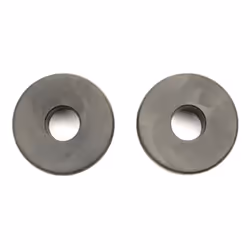 2x Plastic Reducer Bushes 35mm to 12mm / 1/2" Wheel Axle Bore Sack Truck Trolley