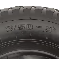 14 Inch Tyre & Inner Tube Kit 3.50-8 350-8 2 Ply Rubber Sack Truck Hand Cart