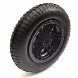 14 Inch 3.50-8 Black Spoked Wheel Pneumatic Tyre & Inner Tube Sack Hand Truck