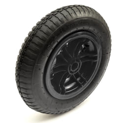 14 Inch 3.50-8 Black Spoked Wheel Pneumatic Tyre & Inner Tube Sack Hand Truck